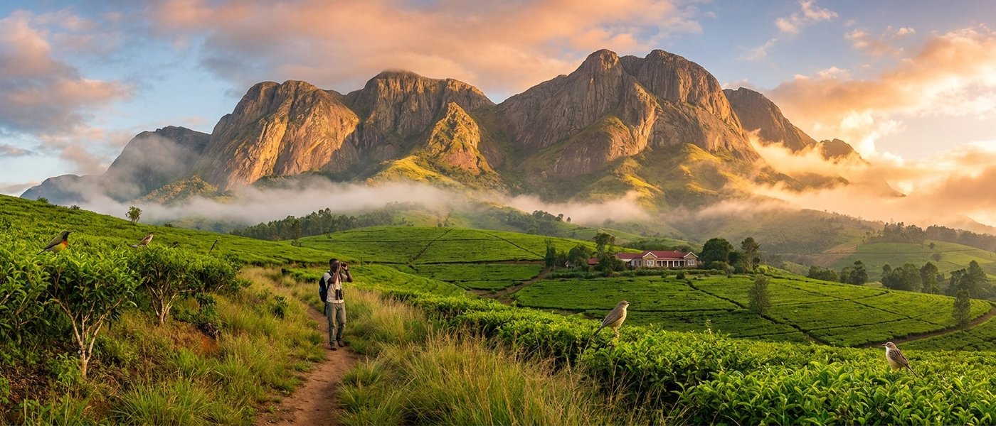 Birdwatching Mount Mulanje: Dawn Routes a Tea Estate Host Walks